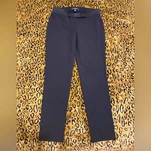 Ann Taylor Black Cropped Tuxedo Pants